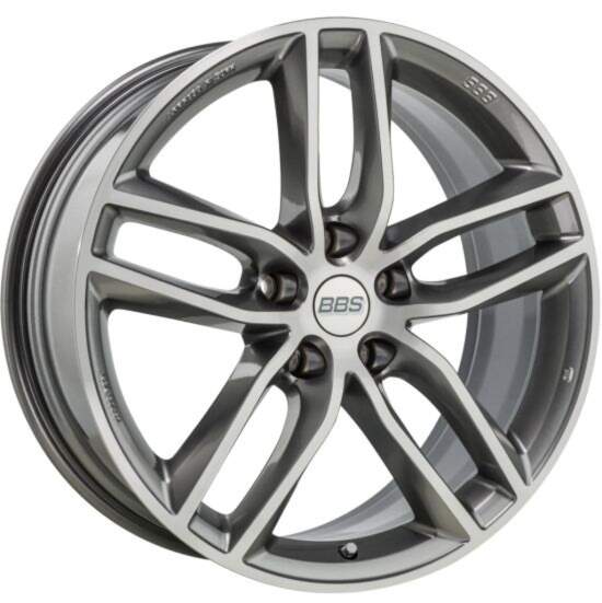Bbs SX farba: platinum silver diamond-cut 9x20 5x108 ET38