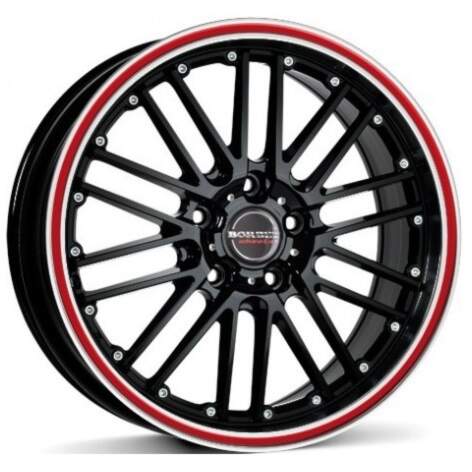 Borbet CW2 farba: black red line 8.5x18 5x120 ET30