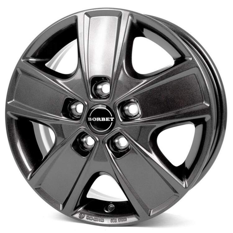 Borbet CWG farba: mistral anthracite leskly 6x16 5x118 ET68