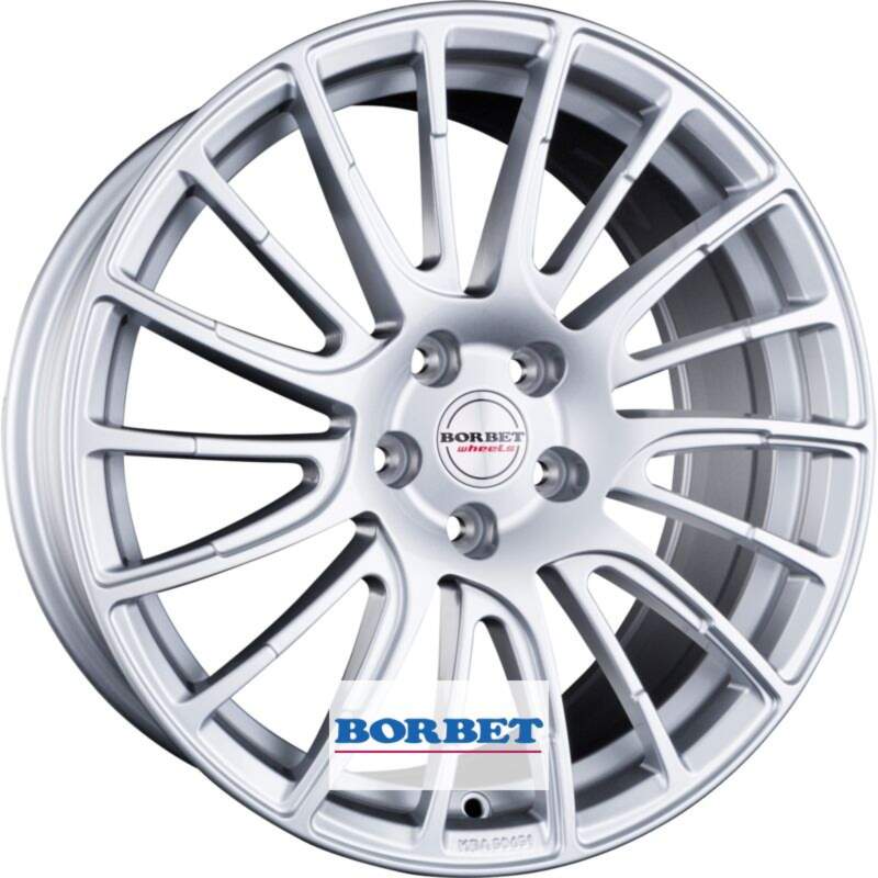 Borbet LS2 farba: briliantovo strieborny 8x18 5x114.3 ET40