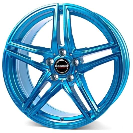Borbet XRT farba: candy blue 8.5x19 5x120 ET35