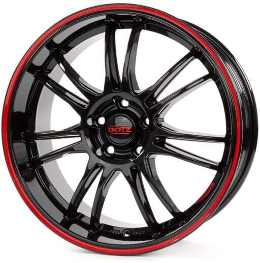 DOTZ SHIFT PINSTRIPE RED 7x16 5x114,3 ET48